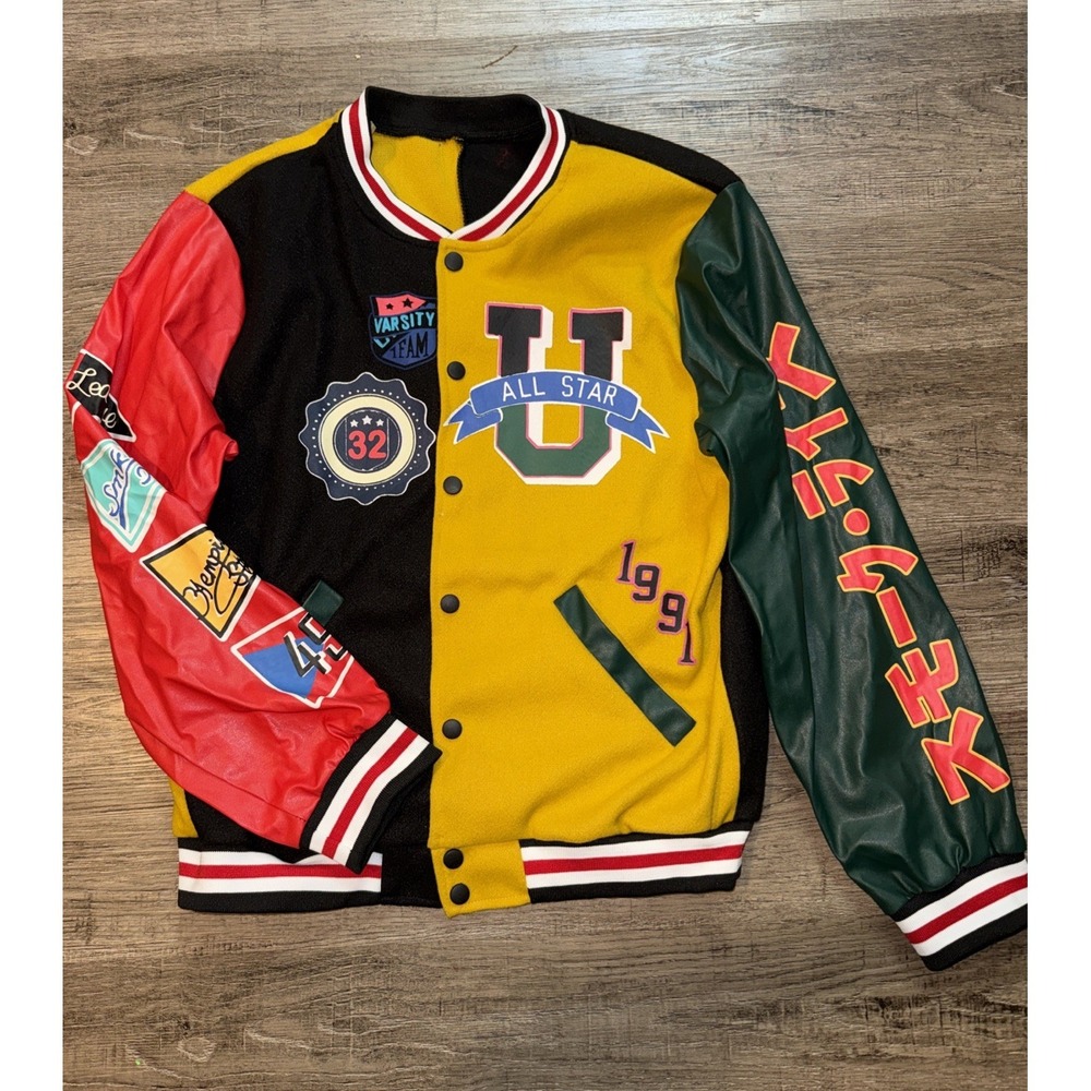 Y2K Varsity Jacket All Star 1991 Please Read L Jireh Brand